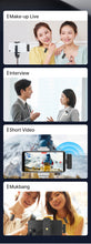 Ulanzi J12 Wireless Lavalier Microphone Lapel Microphones Set Short Video Recording Mini Mic For iPhone Android Live Broadcast