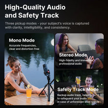 Ulanzi U-Mic Wireless Lavalier Microphone Dual-Channel Recording for Camera Android iOS Smartphone 20 hours Operating Time
