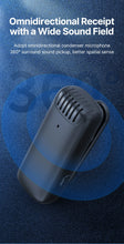 Ulanzi J12 Wireless Lavalier Microphone Lapel Microphones Set Short Video Recording Mini Mic For iPhone Android Live Broadcast