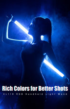 Ulanzi VL119 RGB Handheld Stick Light Wand Tube LED Video Light CRI 95+ 2500K-9000K 2000mAh Photography Lighting Fill Lamp