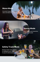 Ulanzi U-Mic Wireless Lavalier Microphone Dual-Channel Recording for Camera Android iOS Smartphone 20 hours Operating Time