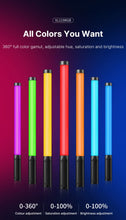 Ulanzi VL119 RGB Handheld Stick Light Wand Tube LED Video Light CRI 95+ 2500K-9000K 2000mAh Photography Lighting Fill Lamp