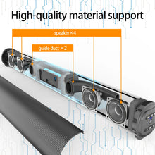 2024 Soundbar Sound Wireless Bluetooth Car Computer Speaker Stereo Tv Home Theater Sombar For 3.5mm Output PC