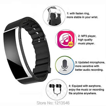 8G Digital Voice Recorder Wristband MP3 Music Player Voice Activated Recorder Wearable Technology For Class Sports Lectures