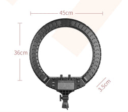 SH 18 Inch Knob Ring Light LED Selfie Video Lamp With Tripod Stand Phone Clip For YouTube Live Lighting Photo Photography Studio