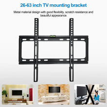 26-63inch TV Wall Mount Bracket Universal Flat Panel TV Frame Adjustable TV Mount Monitor Holder with Level for LCD LED Monitor