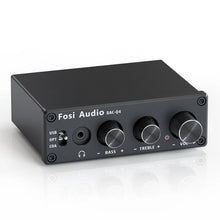 Fosi Audio Mini Stereo USB Gaming DAC & Headphone Amplifier Audio Converter Adapter for Home/Desktop Powered/Active Speakers
