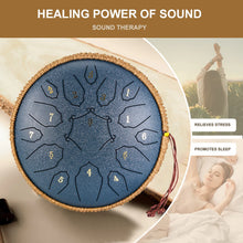 Tongue Drum 12 Inch D Tone Ethereal Drums Children Steel Hand Drums Yoga Meditation Professional Percussion Instruments Gift