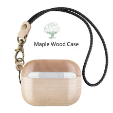 for Airpods Pro AirPods - Cover Case Protector Skin with Wireless Charging Case Made of Unique Wood for Airpods 1,2&3