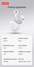 Original Lenovo Air Pro 6 TWS Wireless Headphones Fone Bluetooth Earphones Mic Pods InEar Earpods Pro6 Earbuds Sport Headset