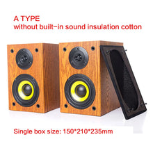 120W High-power High-fidelity Speaker Home HIFI Fever Passive Audio Home Theater Bookshelf Desktop Surround 4 Inch Speakers