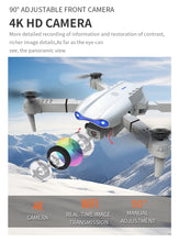 New E99Pro RC Drone 4K Professinal With 1080P Wide Angle HD Camera Foldable Helicopter WIFI FPV Height Hold Gift Toy