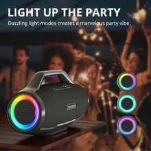 Tronsmart Bang Max Speaker 130W Party Speaker with 3 Way Sound System, Sync Up 100+ Speakers, APP Control, Guitar/Mic Input