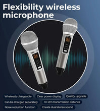 Family Karaoke Bluetooth Speaker With Wireless Microphone Portable Subwoofer AUX TF Card Play Professional Home Stereo Audio Set