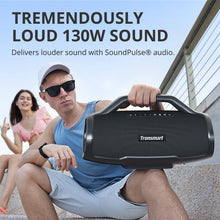 Tronsmart Bang Max Speaker 130W Party Speaker with 3 Way Sound System, Sync Up 100+ Speakers, APP Control, Guitar/Mic Input