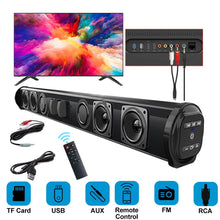 2024 Soundbar Sound Wireless Bluetooth Car Computer Speaker Stereo Tv Home Theater Sombar For 3.5mm Output PC