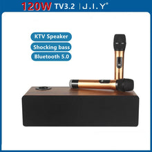 Professional Karaoke Wireless Microphon System Audio Set UHF Handheld Mic Blueteeth Speaker for Party box Karaoke Church Meeting
