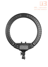 SH 18 Inch Knob Ring Light LED Selfie Video Lamp With Tripod Stand Phone Clip For YouTube Live Lighting Photo Photography Studio