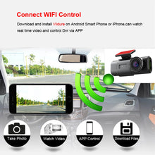 Dual Lens Dash Cam for Cars 4K Car Dvr with 1080P Rear View Cam Video Recorder GPS WIFI Car Camera Night Vision Parking Monitor