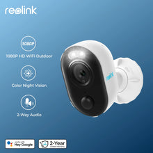 Reolink 4MP Cube WiFi Outdoor Camera with Spotlight 2.4/5GHz Dual-Band WiFi Motion Detection 2-Way Audio Surveillance Cameras