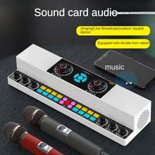 English Version Y6 Live Singing Sound Card Audio All-in-One Indoor Outdoor Square Dance Karaoke Wireless Bluetooth Speaker