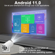 Magcubic Projector 4K Android 11 HY300 Dual Wifi6 260ANSI Allwinner H713 BT5.0 1080P 1280*720P Cinema Outdoor portable Projector
