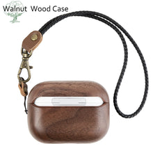 for Airpods Pro AirPods - Cover Case Protector Skin with Wireless Charging Case Made of Unique Wood for Airpods 1,2&3