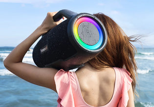 Tronsmart Bang Max Speaker 130W Party Speaker with 3 Way Sound System, Sync Up 100+ Speakers, APP Control, Guitar/Mic Input