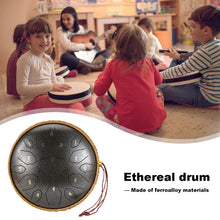 Tongue Drum 12 Inch D Tone Ethereal Drums Children Steel Hand Drums Yoga Meditation Professional Percussion Instruments Gift