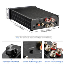 AIYIMA A07 TPA3255 Power Amplifier 300Wx2 Class D Stereo 2.0