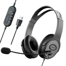 Call Center Headset Stereo Headphones With Noise Cancelling Microphone Suitable For Zoom Skype Office Call Center Home Podcast