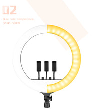 SH 18 Inch Knob Ring Light LED Selfie Video Lamp With Tripod Stand Phone Clip For YouTube Live Lighting Photo Photography Studio