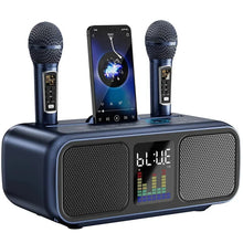 Family Karaoke Bluetooth Speaker With Wireless Microphone Portable Subwoofer AUX TF Card Play Professional Home Stereo Audio Set