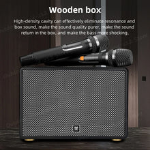 Home KTV Audio Set Outdoor Professional Karaoke Bluetooth Speakers Portable 90W High-power Heavy Subwoofer with 2 Microphone