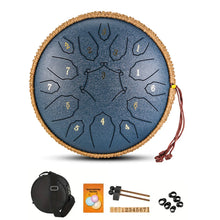 Tongue Drum 12 Inch D Tone Ethereal Drums Children Steel Hand Drums Yoga Meditation Professional Percussion Instruments Gift