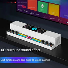 English Version Y6 Live Singing Sound Card Audio All-in-One Indoor Outdoor Square Dance Karaoke Wireless Bluetooth Speaker