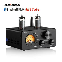 AIYIMA Audio T9 HiFi Bluetooth 5.0 Vacuum Tube Amplifier USB DAC Stereo Amplificador COAX OPT VU Meter Amplifier Speaker Amplify