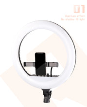 SH 18 Inch Knob Ring Light LED Selfie Video Lamp With Tripod Stand Phone Clip For YouTube Live Lighting Photo Photography Studio