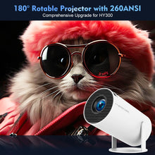 Magcubic Projector 4K Android 11 HY300 Dual Wifi6 260ANSI Allwinner H713 BT5.0 1080P 1280*720P Cinema Outdoor portable Projector