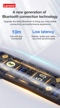 Original Lenovo Air Pro 6 TWS Wireless Headphones Fone Bluetooth Earphones Mic Pods InEar Earpods Pro6 Earbuds Sport Headset