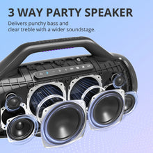 Tronsmart Bang Max Speaker 130W Party Speaker with 3 Way Sound System, Sync Up 100+ Speakers, APP Control, Guitar/Mic Input