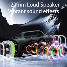 Zest S79 100W wireless speaker, outdoor portable subwoofer, waterproof IPX 5, suitable for home, car, camping, party box.