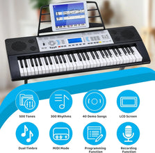 61 Key Keyboard Piano, Digital Piano Keyboard Set