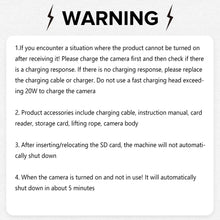 New 4K Camera CCD Camera, Student Digital Ultra-Thin Anti Shake Intelligent Zoom Portable Retro Camera With 32g Memory Card
